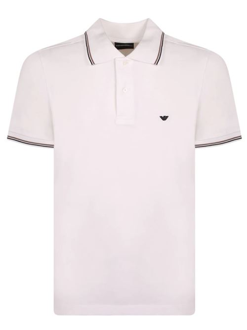 Polo con dettaglio a righe Emporio Armani | EM004606 AF23090.U0003